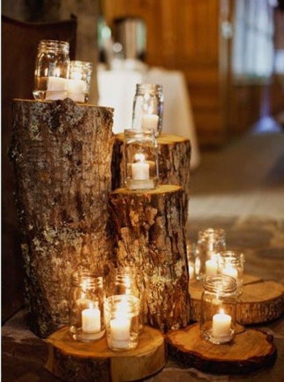 100 Fab Country Rustic Wedding Ideas With Tree Stump – Page 6 – Hi Miss ...