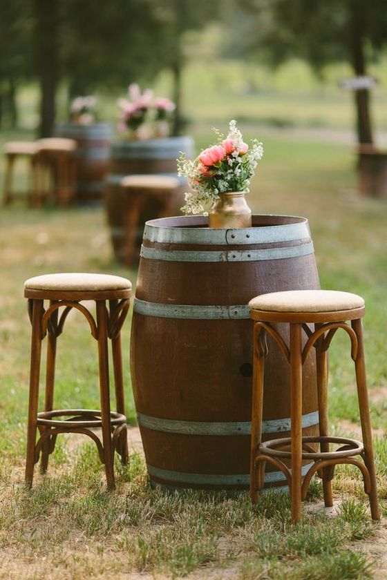 40 Incredible Ideas to Decorate Wedding Cocktail Tables – Page 4 – Hi