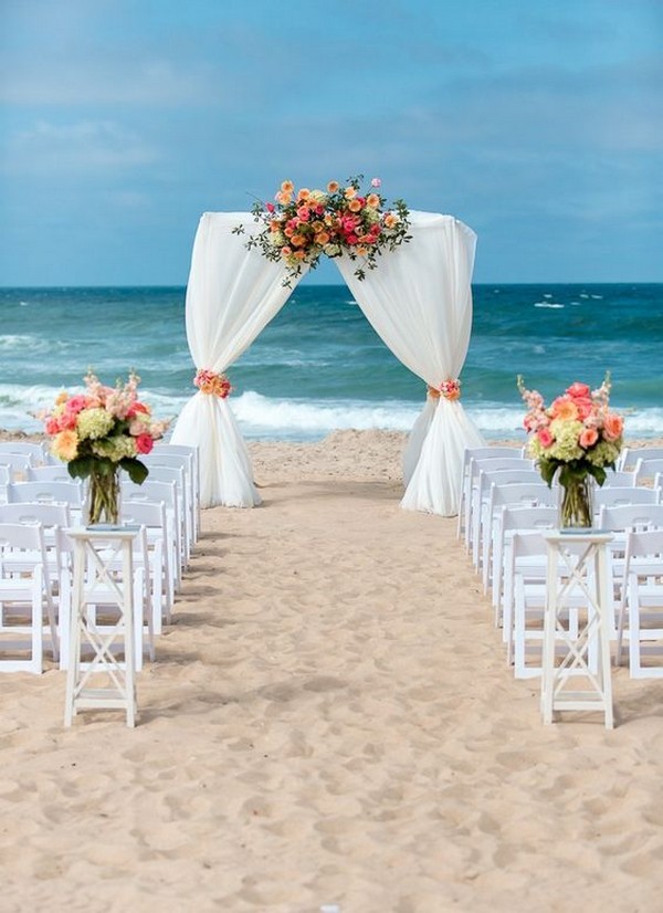 beach wedding arch