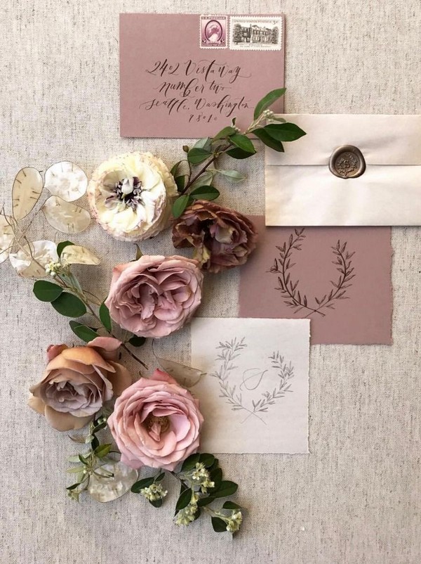 Dusty Rose And Sage Green Wedding Color Ideas Page Of Hi