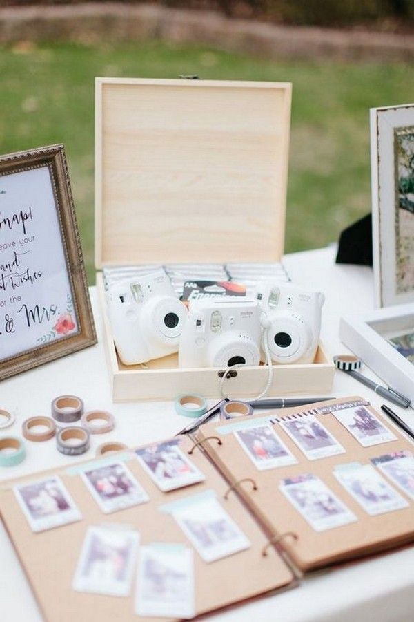 30 Creative Polaroid Wedding Guest Book and Decoration Ideas  Polaroid  guest book wedding, Polaroid wedding, Diy guest book