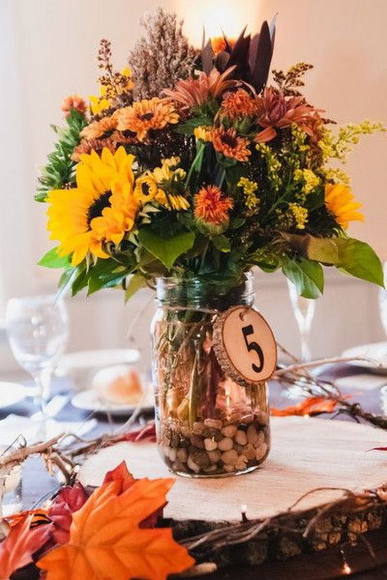 100 Country Rustic Wedding Centerpiece Ideas – Page 3 of 20 – Hi Miss Puff