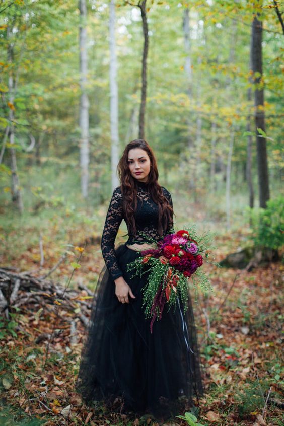 50 Beautiful Black Wedding Dresses You Will Love – Page 4 – Hi Miss Puff