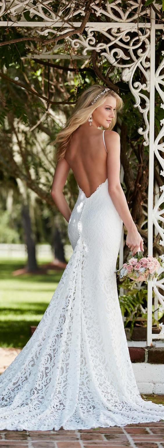 100 Open Back Wedding Dresses with Beautiful Details – Page 9 of 13 ...