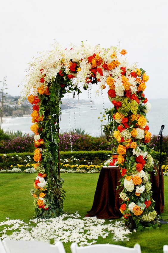 40 Outdoor Fall Wedding Arch and Altar Ideas – Page 8 – Hi Miss Puff