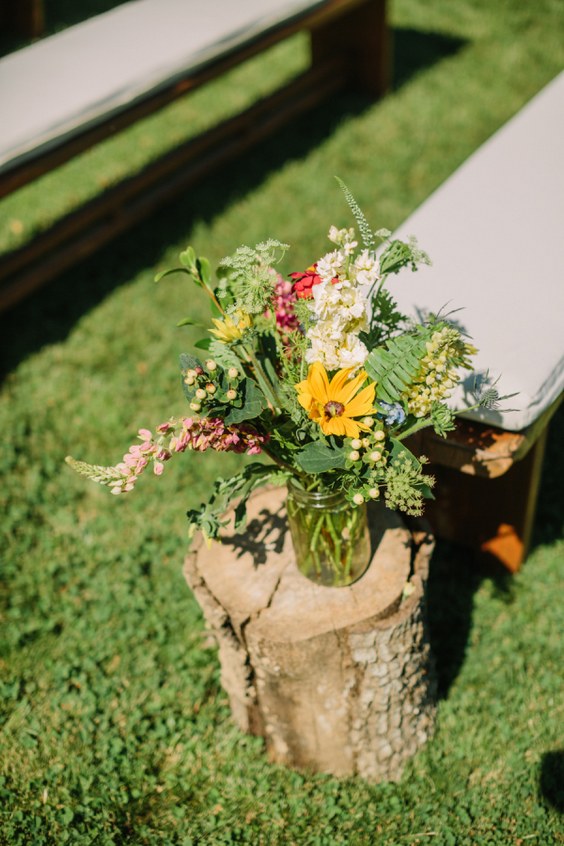 55 Boho & Rustic Wildflower Wedding Ideas on Budget – Page 5 – Hi Miss Puff