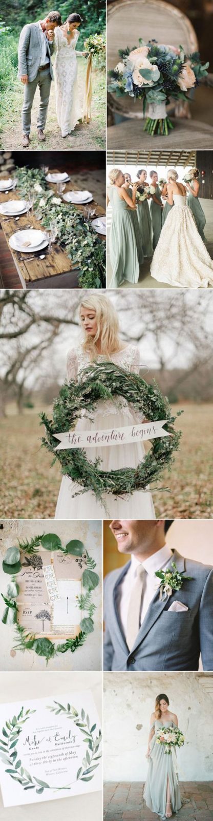 ️ 2024 Wedding Trend: Greenery Wedding Color Ideas - Hi Miss Puff