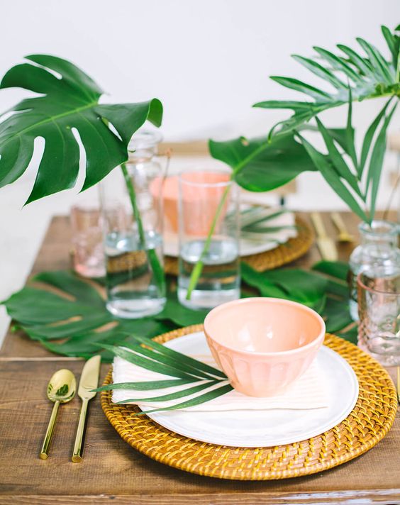 50 Green Tropical Leaves Wedding Ideas – Page 3 of 10 – Hi Miss Puff