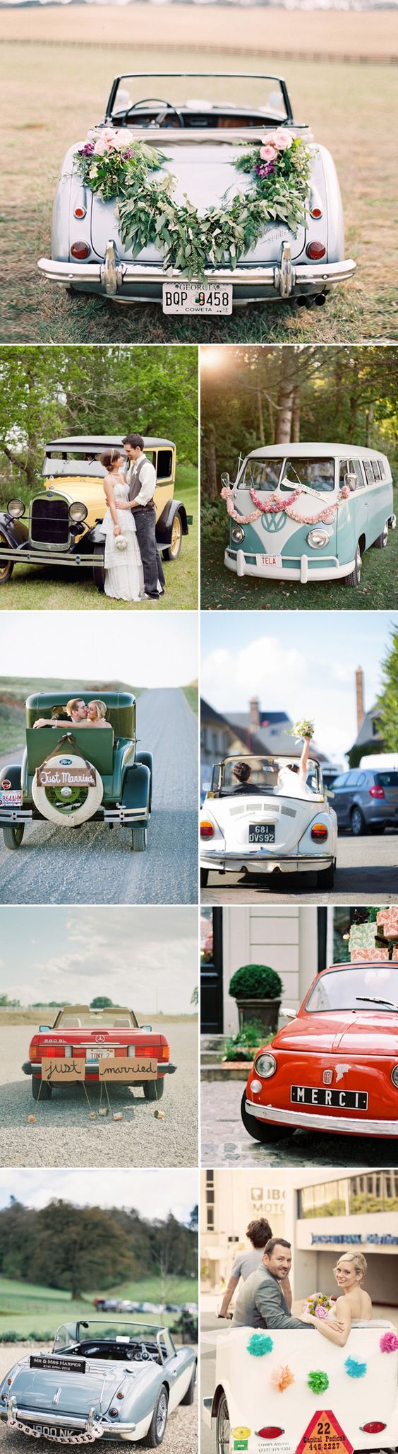 30 Ways to Decorate Your Wedding Getaway Car – Page 5 – Hi Miss Puff