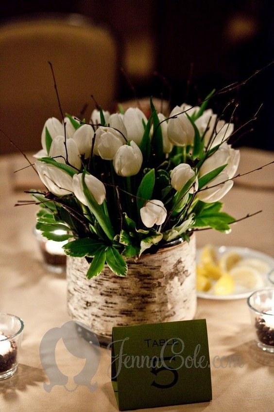 50 White Tulip Wedding Ideas For Spring Weddings – Page 5 – Hi Miss Puff