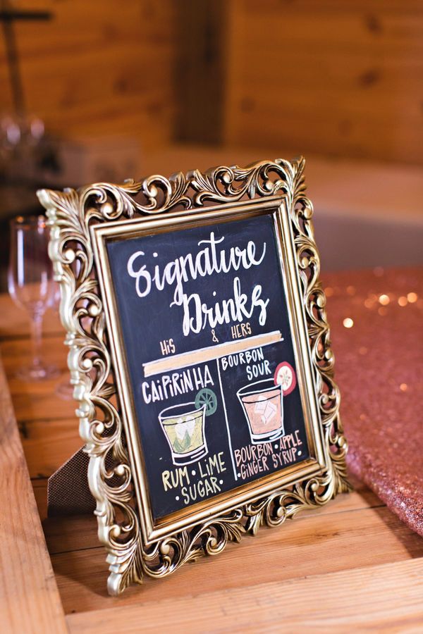 20 Wedding Signature Cocktail Sign Ideas – Hi Miss Puff