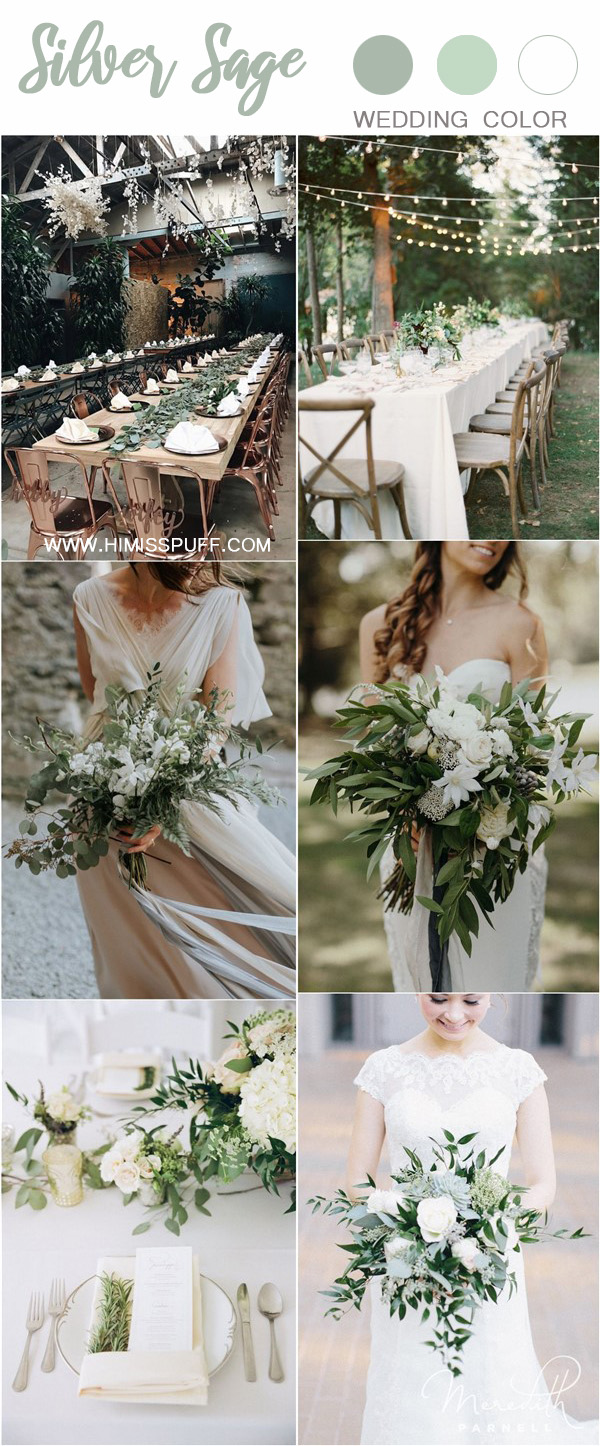 2019 Silver Sage Green Wedding Color Ideas Hi Miss Puff 2875