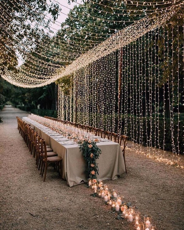 ️ 20 Creative Ideas for Wedding Reception Lighting - Hi Miss Puff