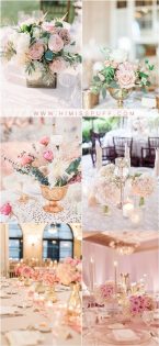 ️ 20 Blush Wedding Centerpiece We Love - Hi Miss Puff