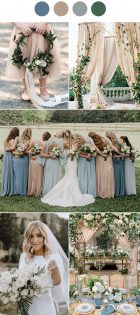 ️ Top 9 Dusty Blue Wedding Color Palettes 2024 - Hi Miss Puff