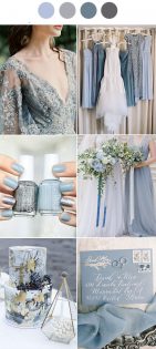 ️ Top 9 Dusty Blue Wedding Color Palettes 2024 - Hi Miss Puff
