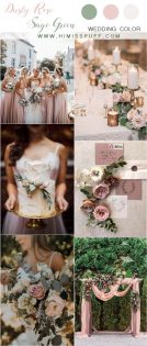 25 Dusty Rose and Sage Green Wedding Color Ideas 2024