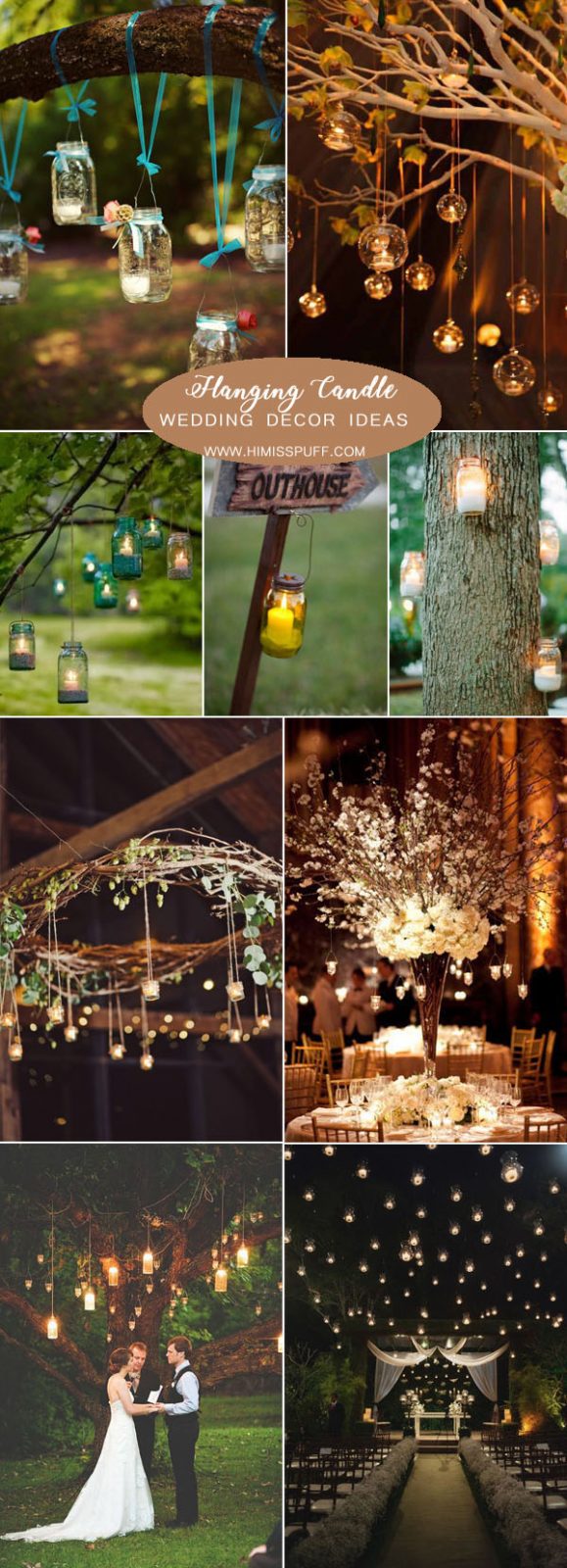 ️ 50+ Romantic Candlelit Wedding Decor Ideas - Hi Miss Puff