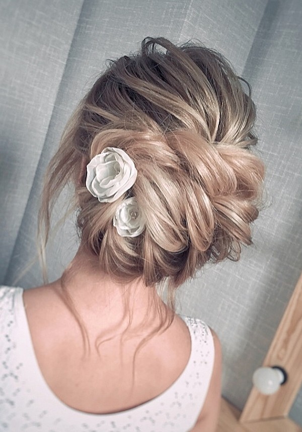 Trending Messy Wedding Updo Hairstyles Youll Love Hmp