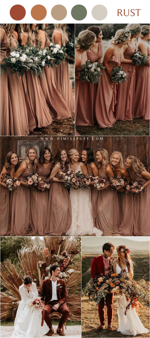 20 Rustic Bohemian Rust Wedding Color Ideas For 2023 