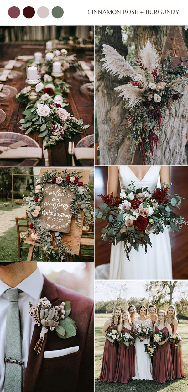 Top 14 Fall Wedding Color Combos and Trends for 2024