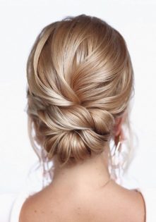 20 Trendy Low Bun Wedding Updos and Hairstyles 2024