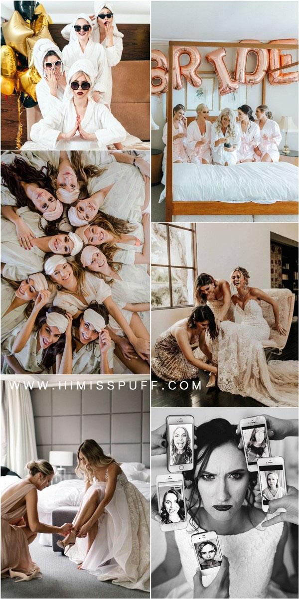 20 Getting Ready Wedding Photos With Your Bridesmaids Page 2 Hi Miss Puff 