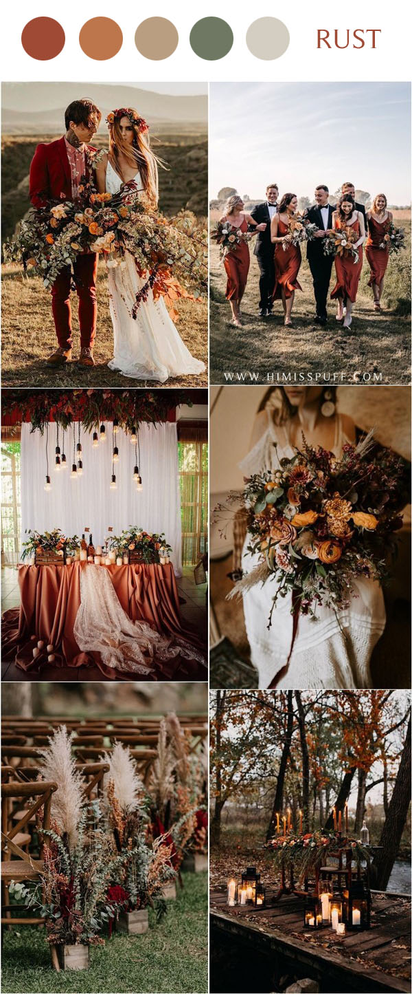 20 Rustic Bohemian Rust Wedding Color Ideas for 2021 – Page 2 of 2 – Hi ...