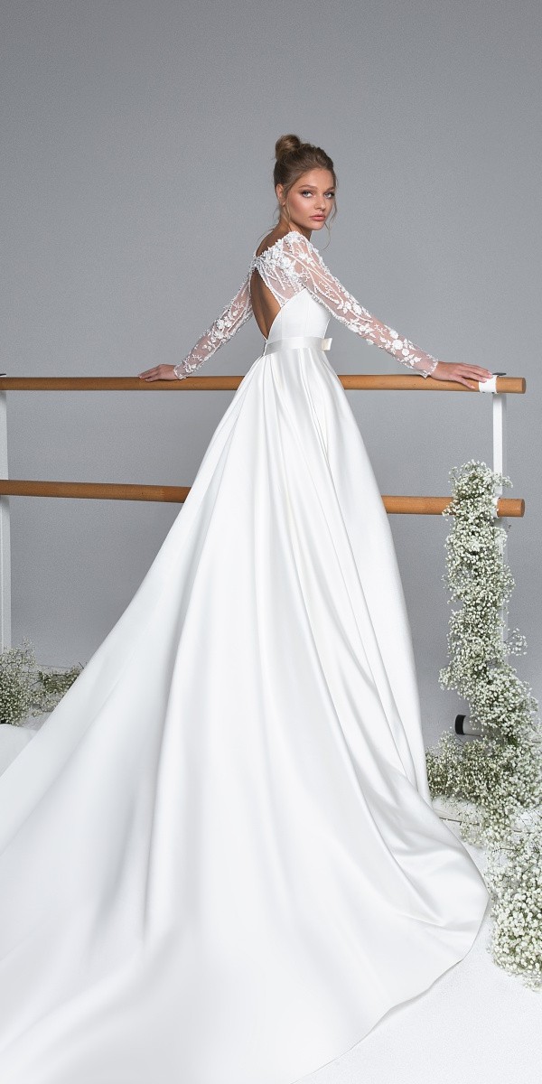 Eva Lendel elegant simple wedding dresses alexis - Hi Miss Puff