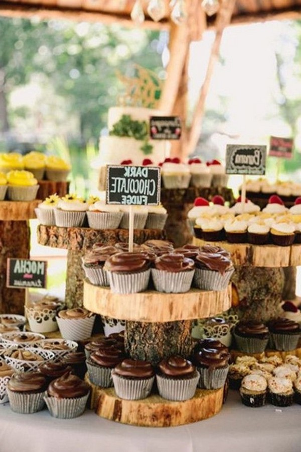 20 + Rustic Wedding Dessert Table Display Ideas for 2020 – Page 2 – Hi