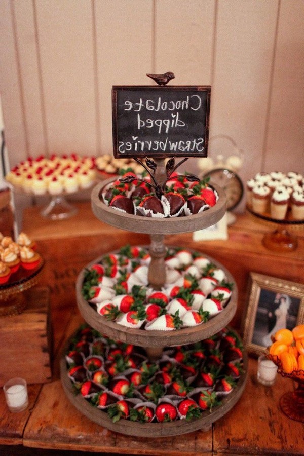 ️ 20+ Rustic Wedding Dessert Table Display Ideas 2024 - HMP