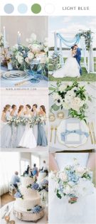 20 Light Blue Wedding Color Ideas for Spring Summer Wedding