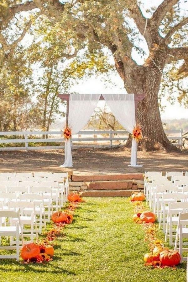 18 Fall Wedding Aisle Decor Ideas Hi Miss Puff