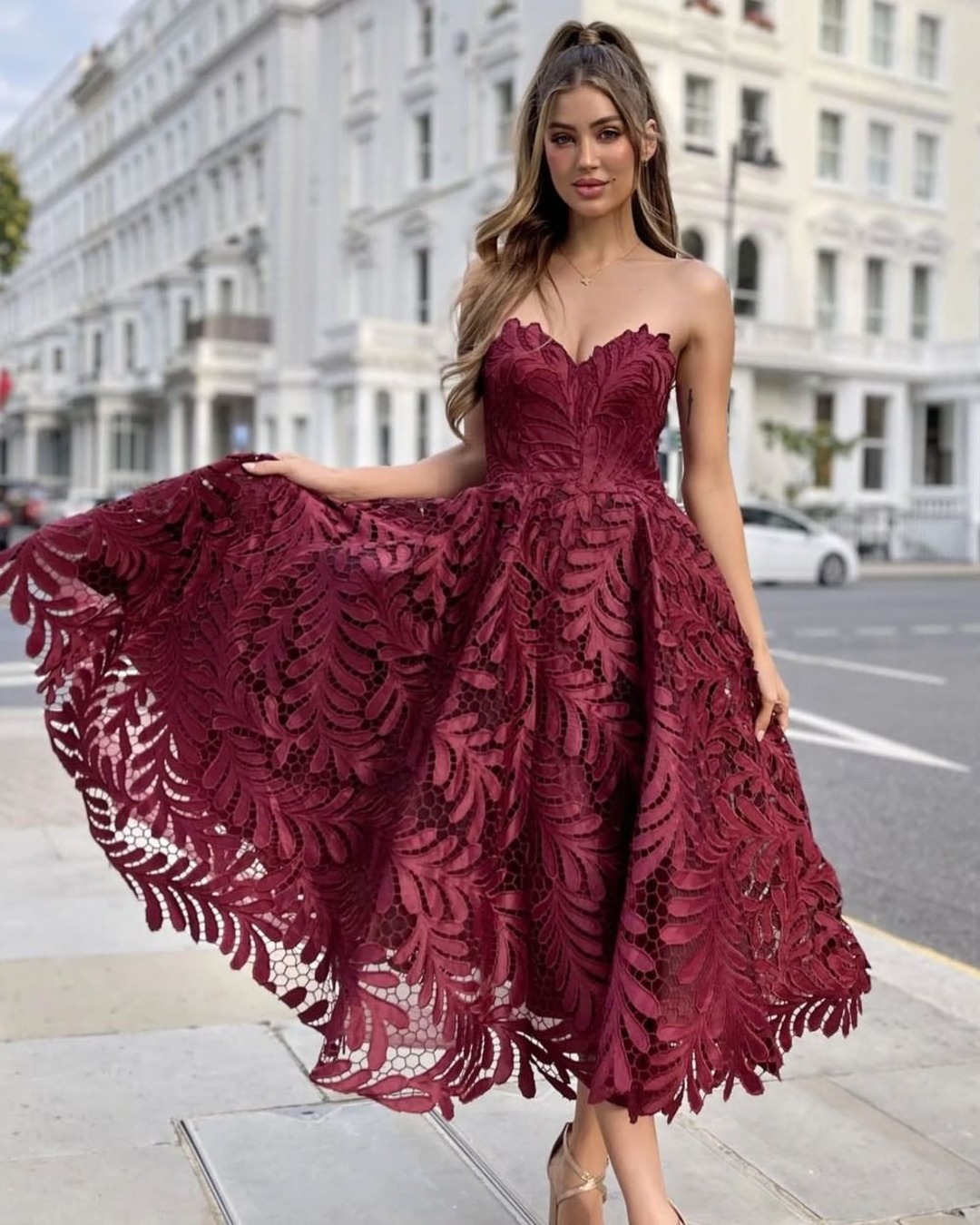 Discover more than 157 maroon gown for bridesmaid latest - camera.edu.vn