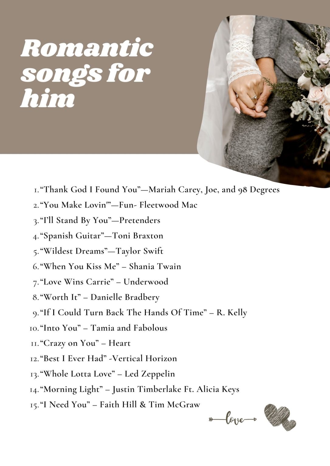 Best Romantic Love Songs For Him 1086x1536 