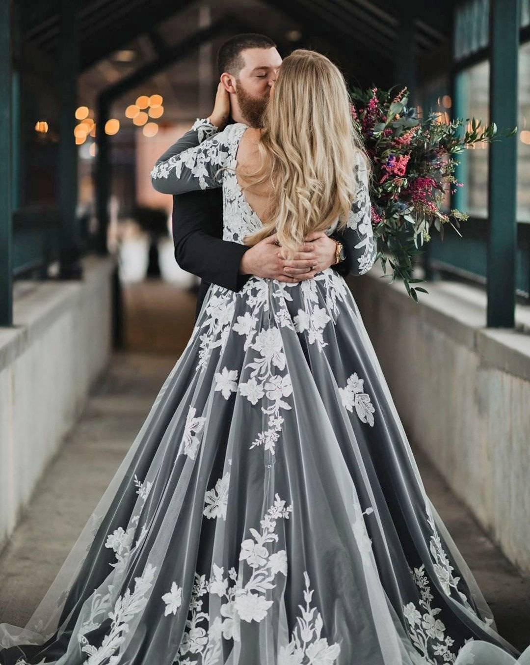  Top 15 Black And White Wedding Dresses 2023 Hi Miss Puff