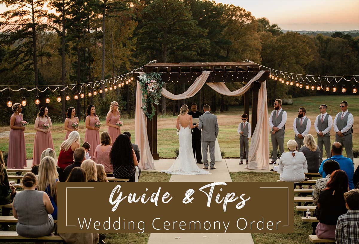 Wedding Ceremony Order 
