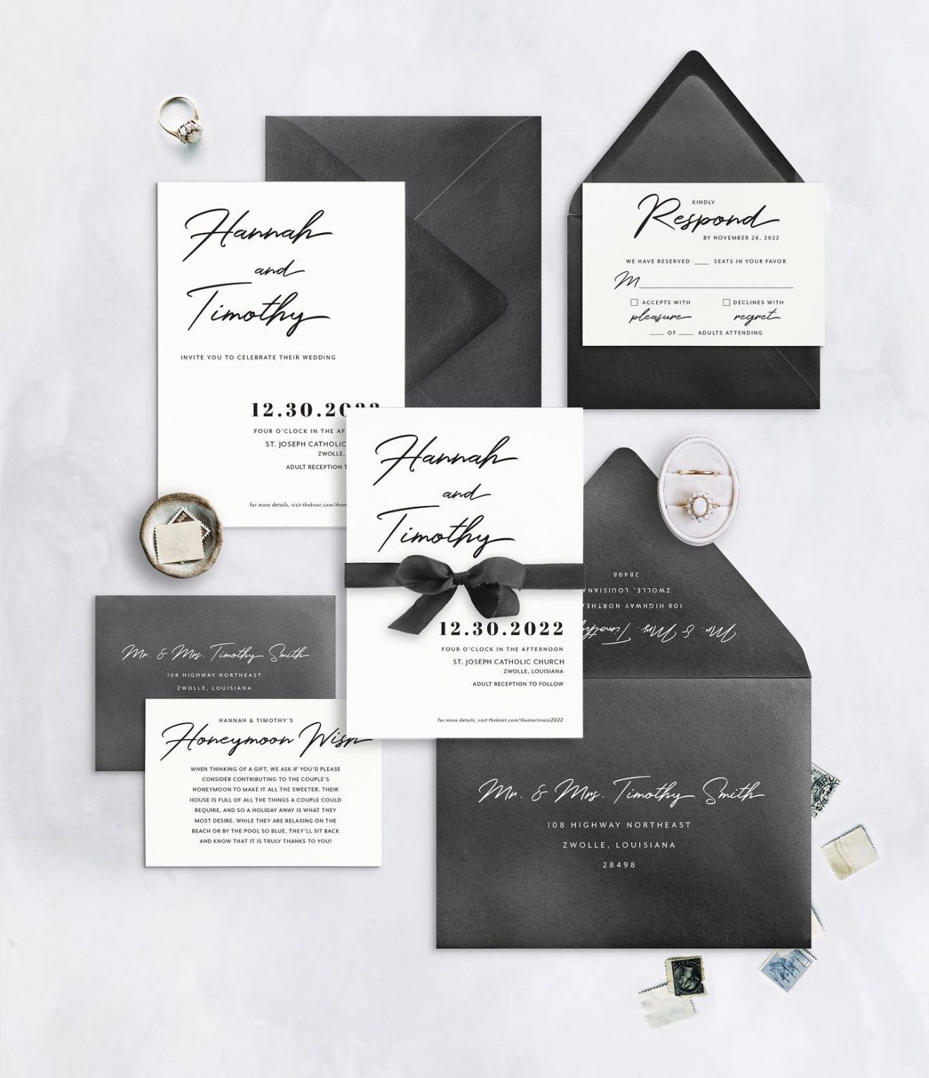 Black and White Wedding: A Classic and Timeless Theme - HMP